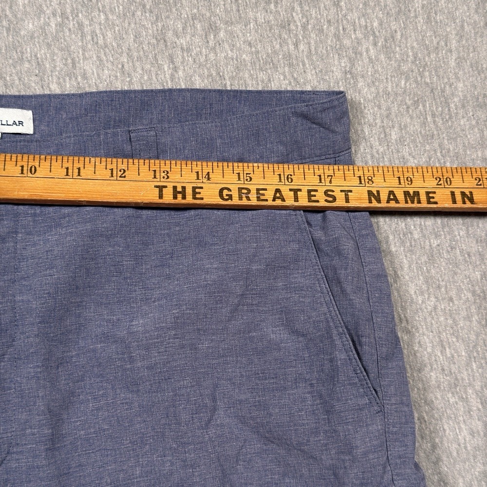 Peter Millar Shorts Mens 35 Blue Performance Unlined Cargo Utility Swim Trunks - Picture 8 of 10